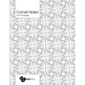 Cornell Notes: Geometric Vortex - Best Note Taking System for Students, Writers, Conferences. Cornell Notes Notebook. Large 8.5 x 11,