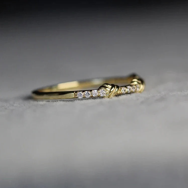 14k Diamond Eternity Wedding Band by VicStoneNYC Fine Jewelry