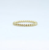 14k Tiny Diamond Eternity Wedding Band by VicStoneNYC Fine Jewelry