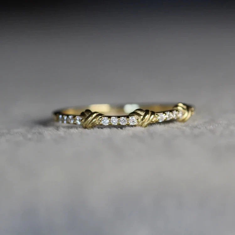 14k Diamond Eternity Wedding Band by VicStoneNYC Fine Jewelry