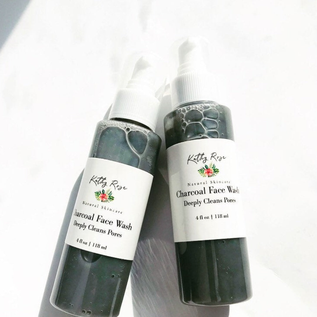 Charcoal Face Wash by KathyRoseNaturals