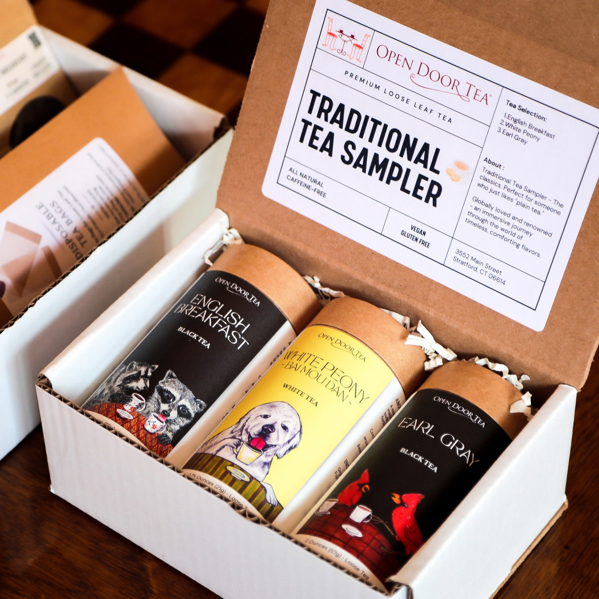 Traditional Tea Sampler by Open Door Tea CT