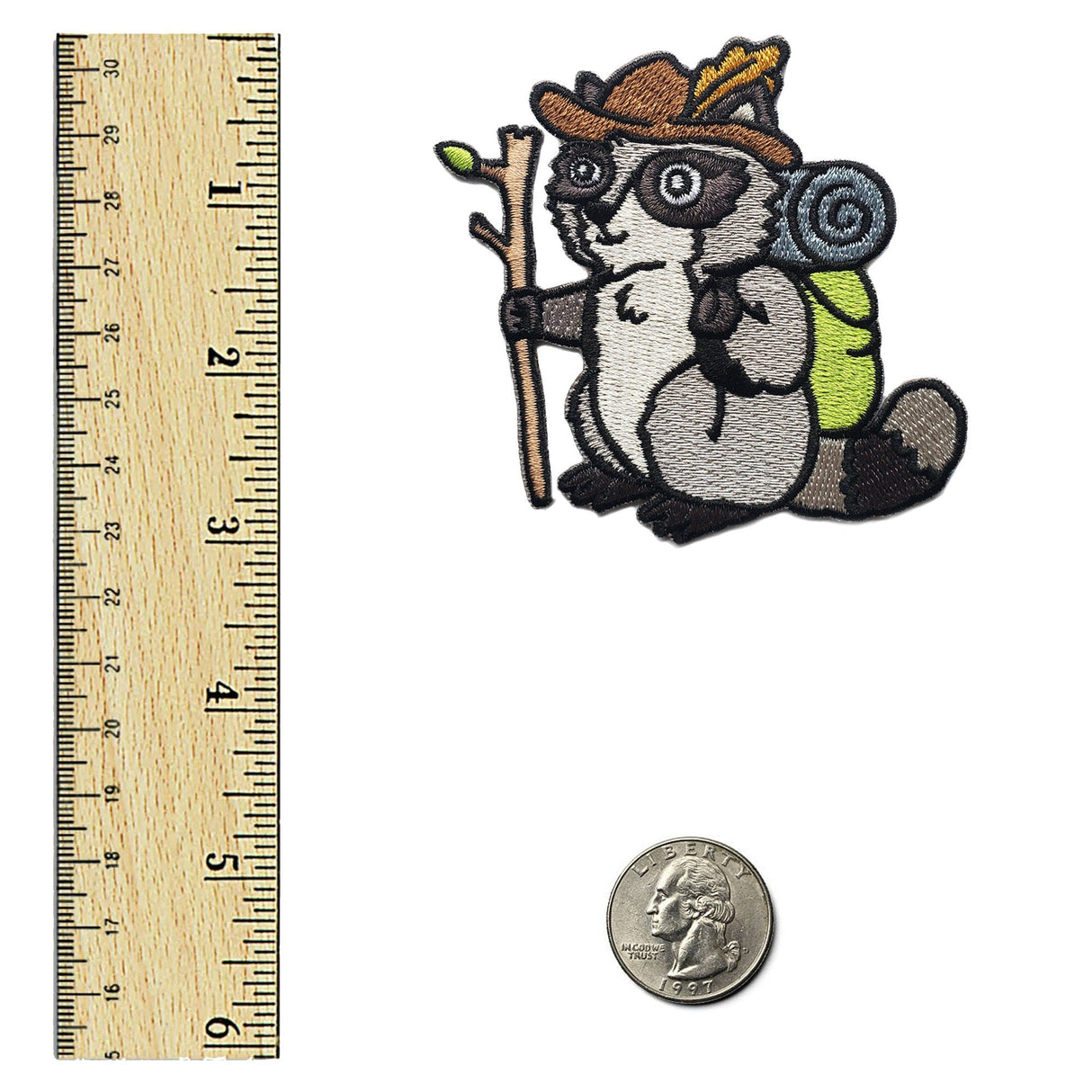 Raccoon Hiker Patch by Kolorspun