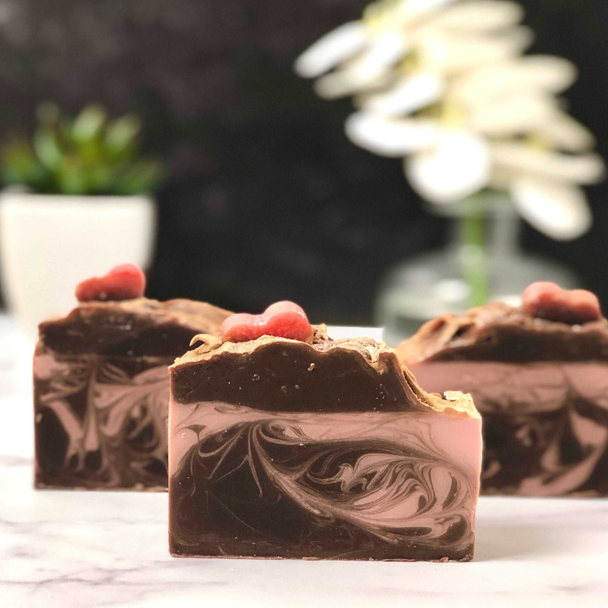 Raspberry Mocha Handcrafted Artisan Soap by Sweet Surrender