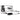 The Heated Brush Set - Heated Straightening Brush w/ 0.5" Mini Flat Iron & EZ Comb - White Pearl