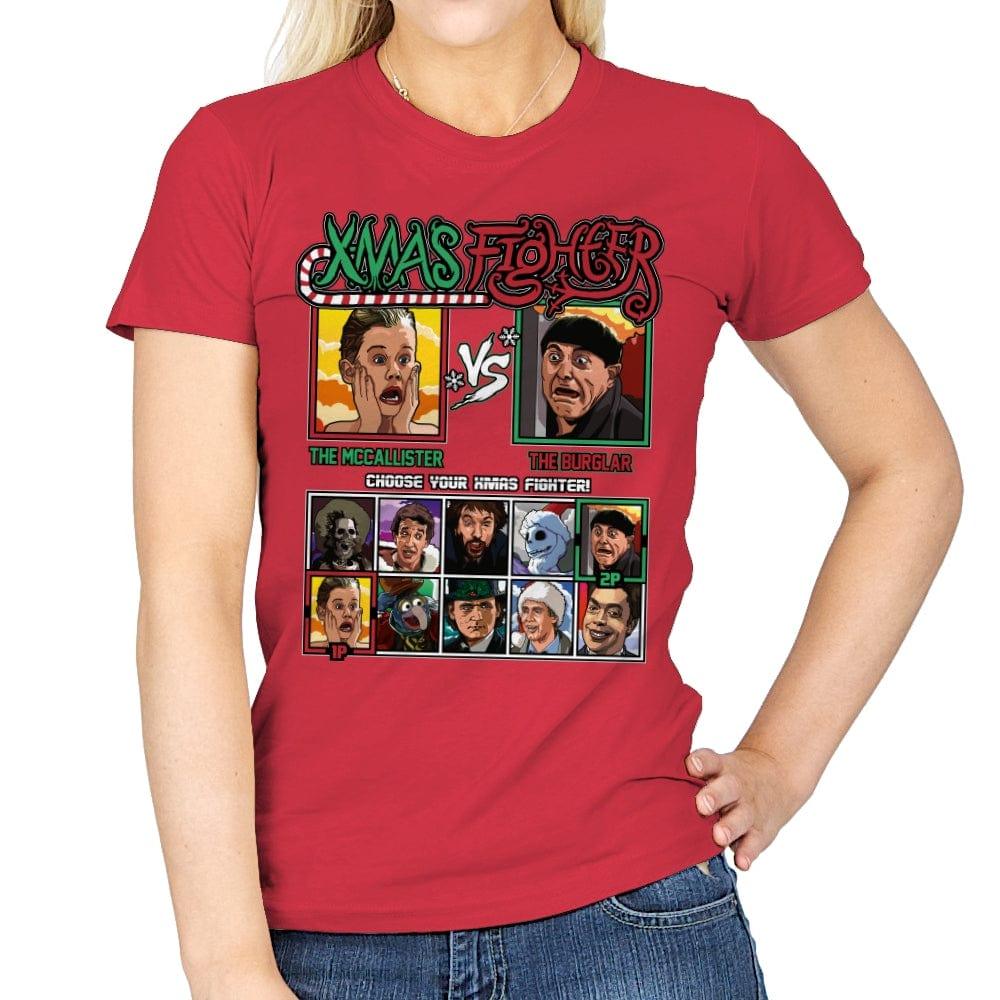 Xmas Fighter - Home Alone - Womens by RIPT Apparel - Vysn