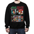 Xmas Fighter - Polar Express vs Jingle All The Way - Crew Neck Sweatshirt by RIPT Apparel - Vysn