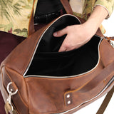 Luxury Leather Duffel Bag by Lifetime Leather Co