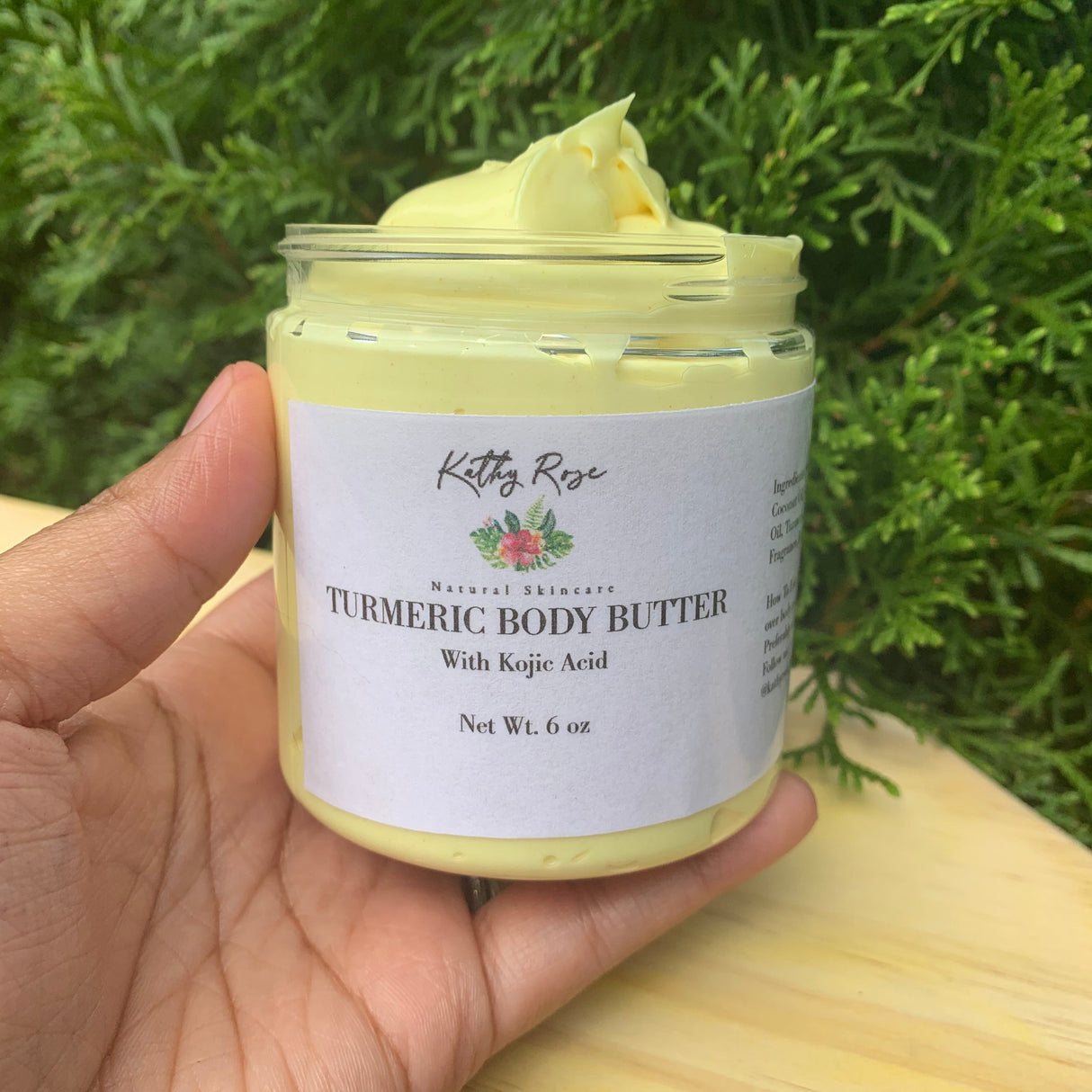 Turmeric & Kojic Body Butter by KathyRoseNaturals