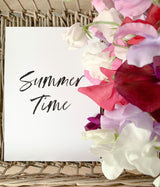 Summer Time Summer Seasonal Wall Home Decor Print by WinsterCreations™ Official Store