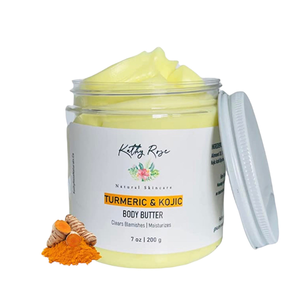 Turmeric & Kojic Body Butter by KathyRoseNaturals