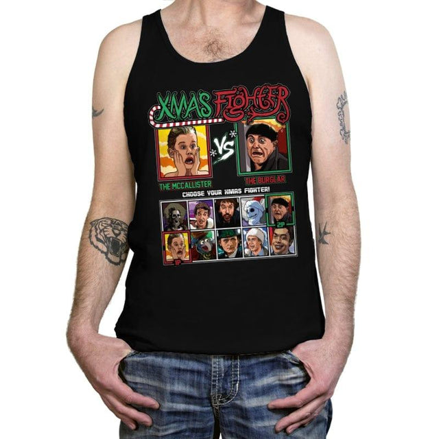 Xmas Fighter - Home Alone - Tanktop by RIPT Apparel - Vysn