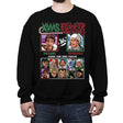 Xmas Fighter - Santa Clause vs National Lampoons Christmas Vacation - Crew Neck Sweatshirt by RIPT Apparel - Vysn