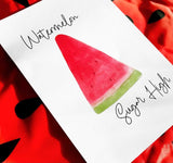 Watermelon Sugar High Summer Seasonal Wall Home Decor Print by WinsterCreations™ Official Store