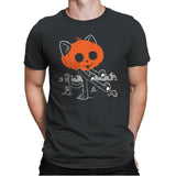 Pumpkitty Zombie - Mens Premium by RIPT Apparel - Vysn