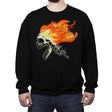 Hot Skull - Crew Neck Sweatshirt by RIPT Apparel - Vysn