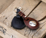 Leather Apple Air Tag Holder by Lifetime Leather Co