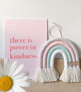 There Is Power In Kindness Inspirational Wall Decor Home Quote Print by WinsterCreations™ Official Store