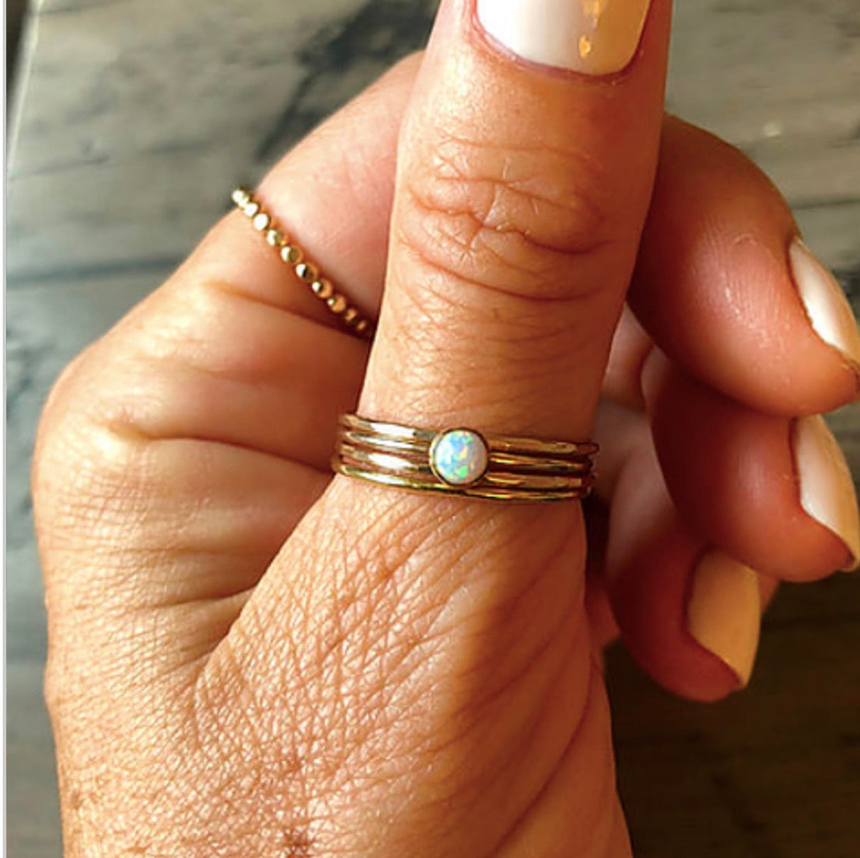 MARIA OPAL RING by SIREN JEWELRY