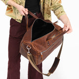 Luxury Leather Duffel Bag by Lifetime Leather Co