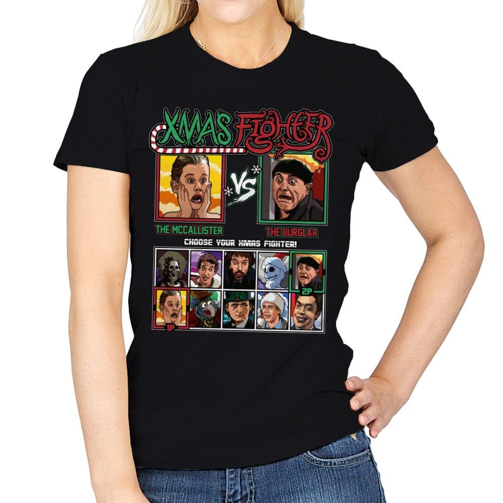 Xmas Fighter - Home Alone - Womens by RIPT Apparel - Vysn