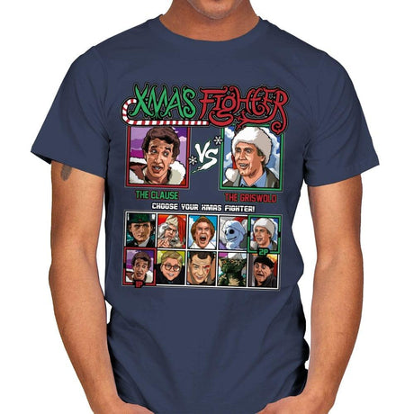 Xmas Fighter - Santa Clause vs National Lampoons Christmas Vacation - Mens by RIPT Apparel - Vysn