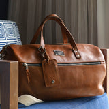 Luxury Leather Duffel Bag by Lifetime Leather Co