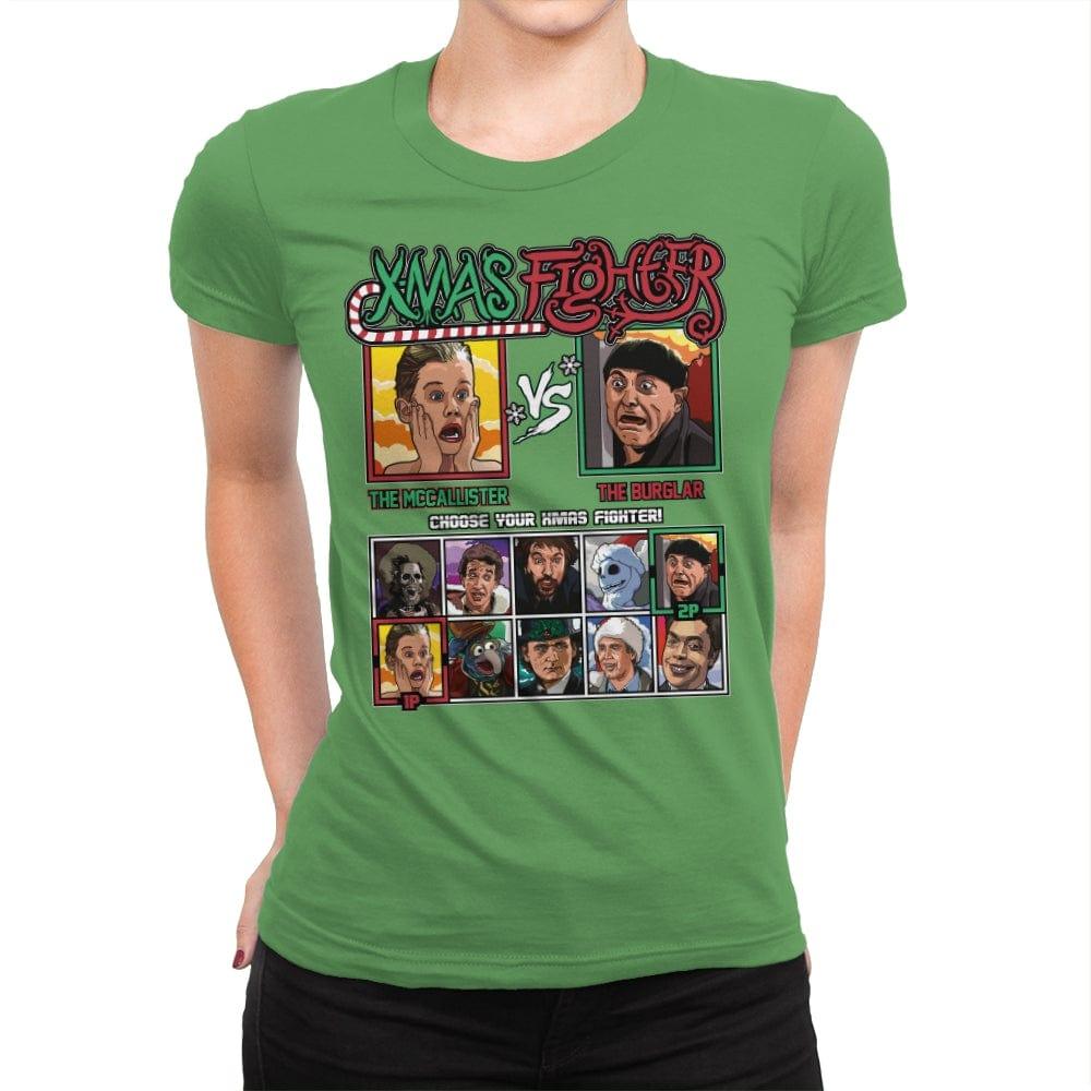 Xmas Fighter - Home Alone - Womens Premium by RIPT Apparel - Vysn