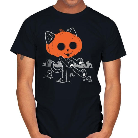 Pumpkitty Zombie - Mens by RIPT Apparel - Vysn