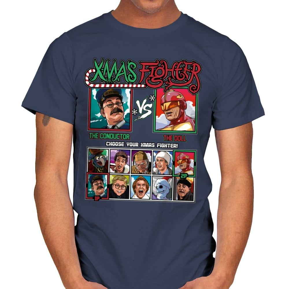 Xmas Fighter - Polar Express vs Jingle All The Way - Mens by RIPT Apparel - Vysn