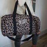 MAMA Embroidered Duffle Bag - Cheetah by Sweetees