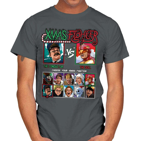 Xmas Fighter - Polar Express vs Jingle All The Way - Mens by RIPT Apparel - Vysn