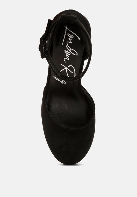 inigo interchangeable ankle strap platform sandals by London Rag