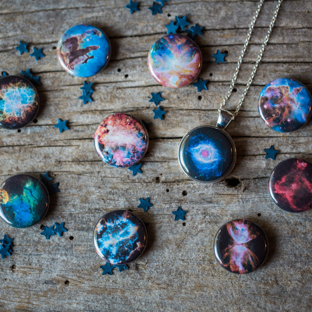 Interchangeable Nebula Necklace by Yugen Handmade