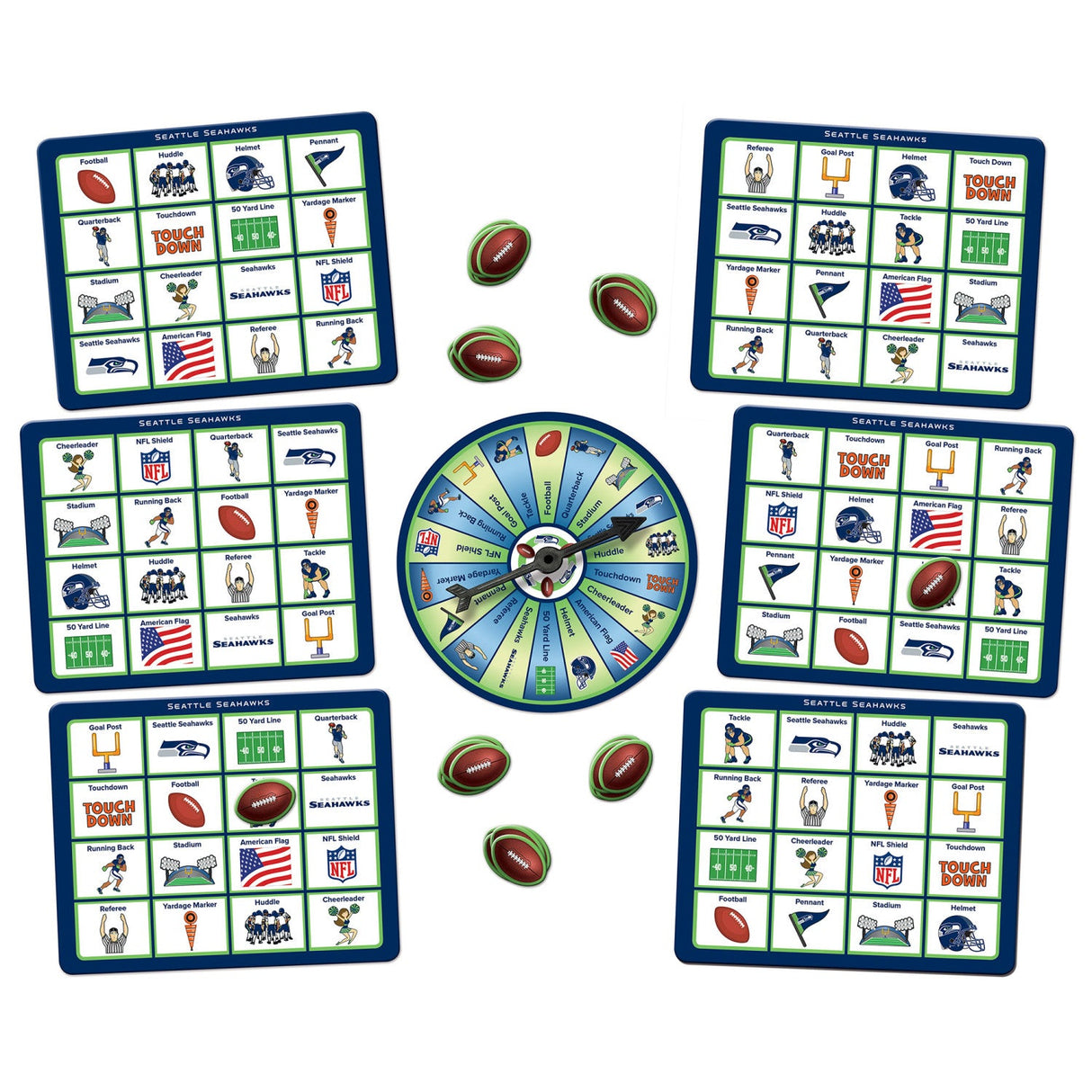 Seattle Seahawks Bingo Game by MasterPieces Puzzle Company INC