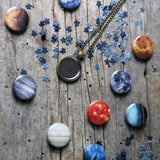 Interchangeable Solar System Necklace by Yugen Handmade