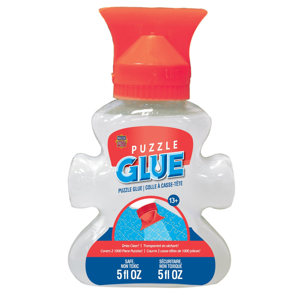 Jigsaw Puzzle Glue Shaped Bottle - 5 oz by MasterPieces Puzzle Company INC