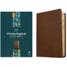 NLT One Year Chronological Study Bible (Leatherlike, Rustic Brown)