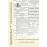 Imperial print in colonial Calcutta (1780-1820): a realm of early print.: The emergence of heteroglossia in print and society.