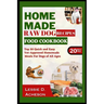 Raw Dog Food Recipes Cookbook: Top 20 Quick and Easy Vet-Approved Homemade Meals for Dogs of All Ages