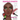 Makeup Charts - Face Templates for Makeup Artists: Black Model - DIAMOND face shape