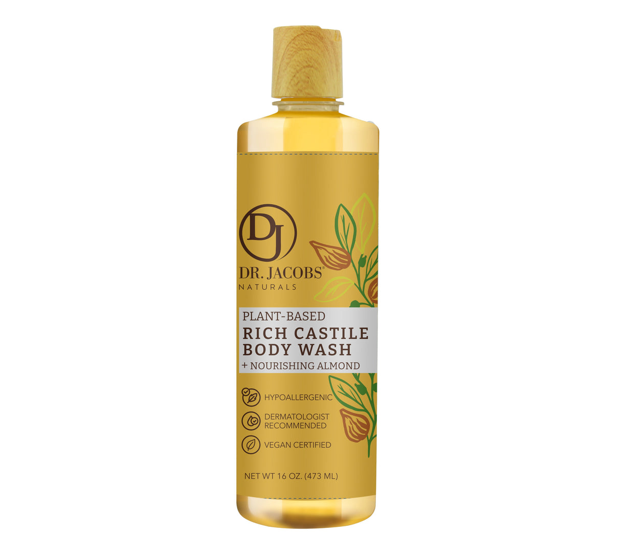 Almond Castile Body Wash by Dr. Jacobs Naturals