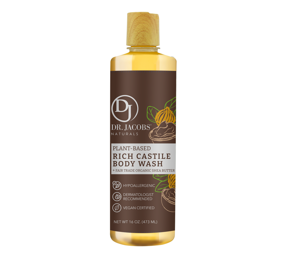 Shea Butter Castile Body Wash by Dr. Jacobs Naturals