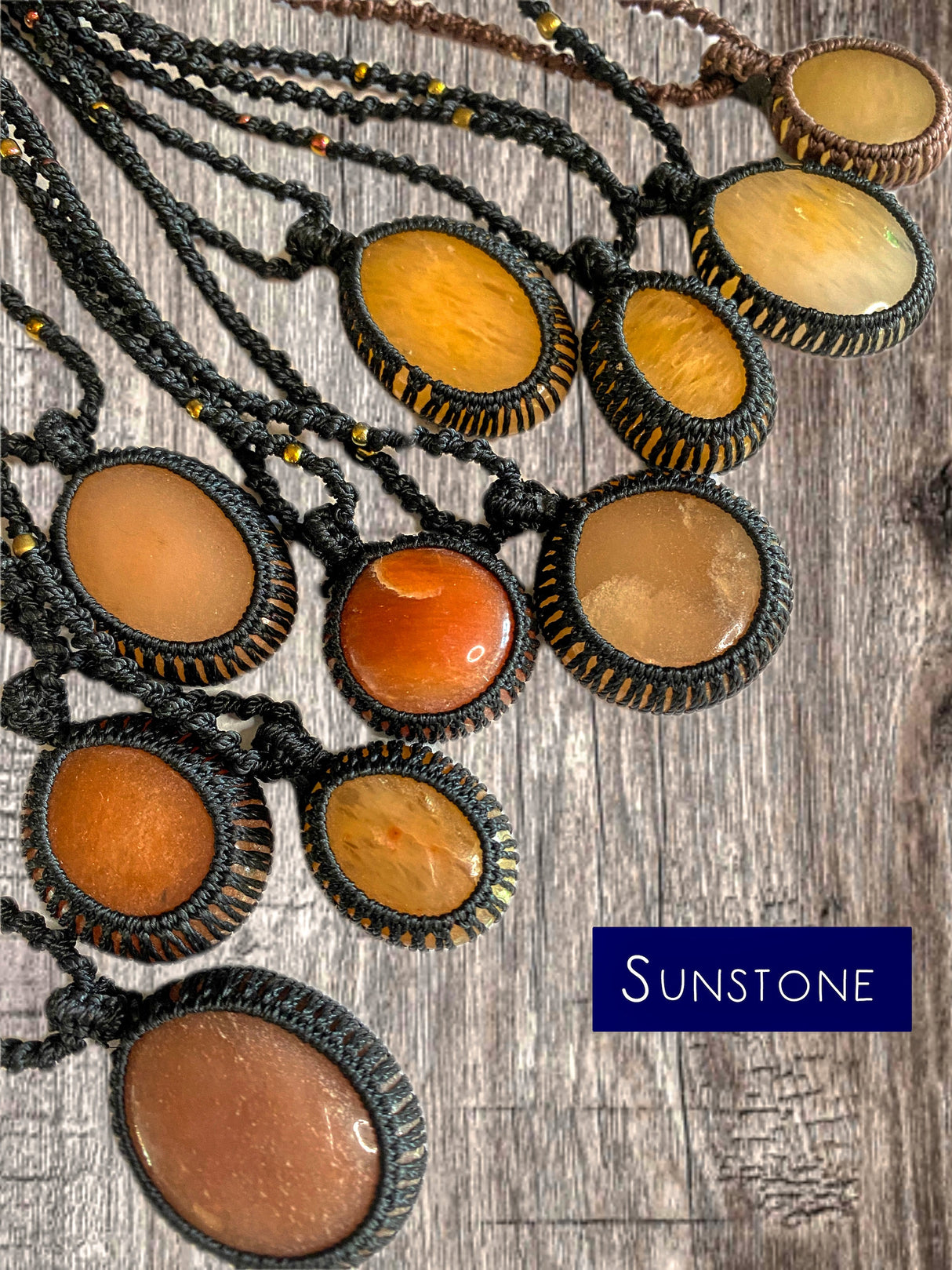 Assorted Semi Precious Stone Necklaces by Manifestie