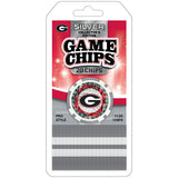 Georgia Bulldogs 20 Piece Poker Chips by MasterPieces Puzzle Company INC