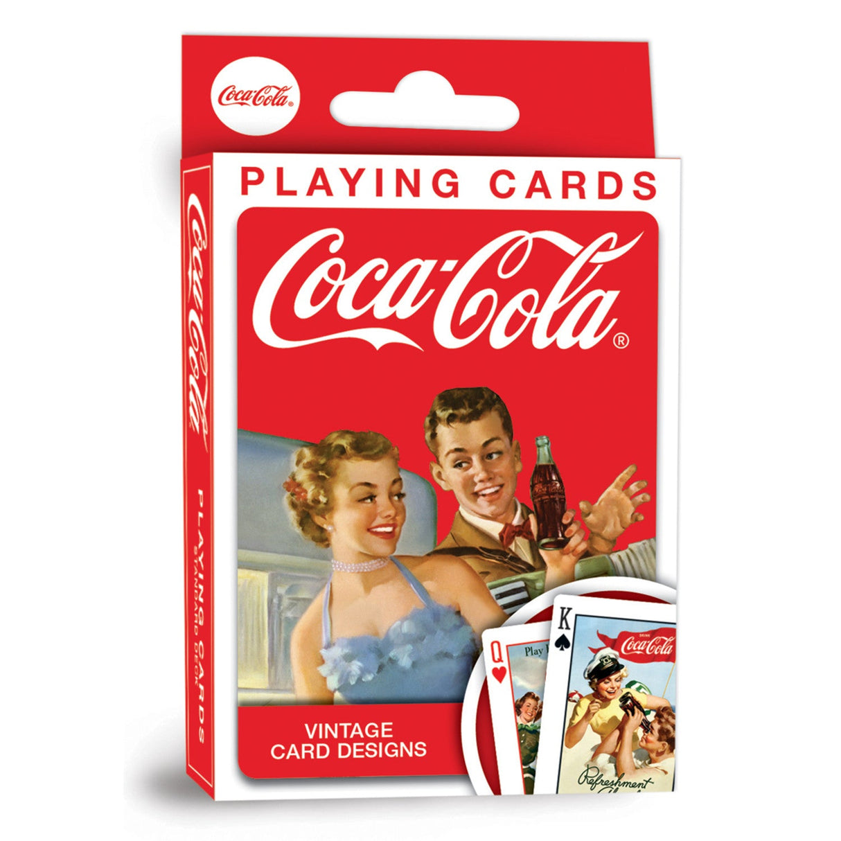 Coca-Cola Vintage Design Playing Cards - 54 Card Deck by MasterPieces Puzzle Company INC