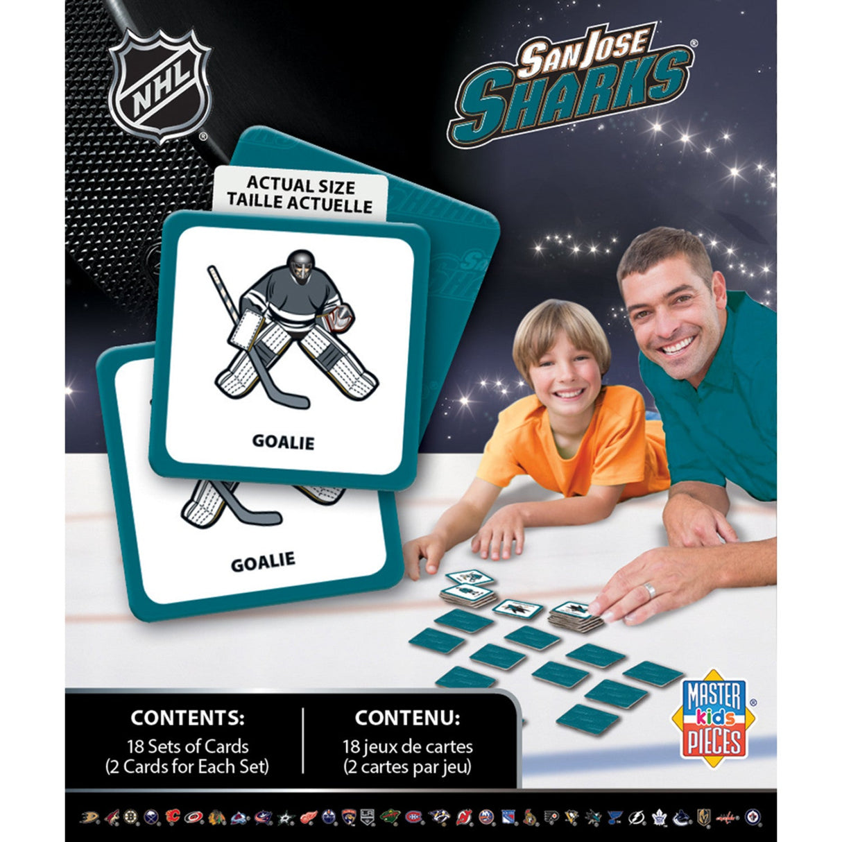 San Jose Sharks Matching Game by MasterPieces Puzzle Company INC