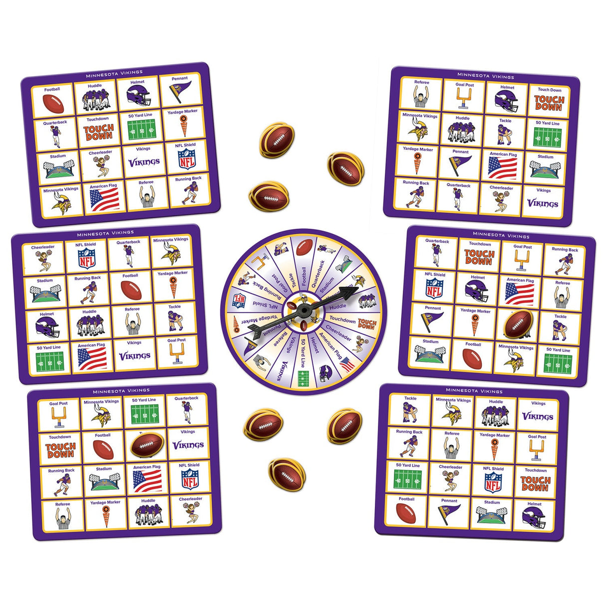 Minnesota Vikings Bingo Game by MasterPieces Puzzle Company INC