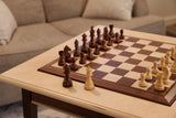 JLP Walnut Maple Premium Hardwood Chess Table by Chess House