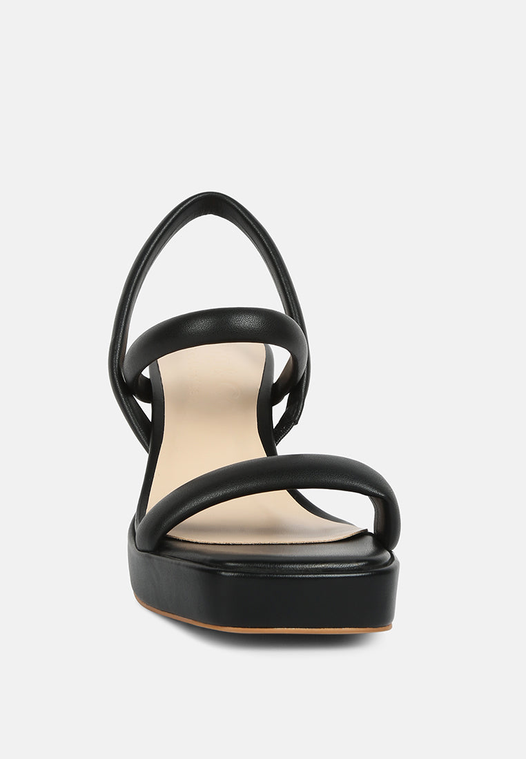 joslyn Slingback Block Heel Sandals by London Rag